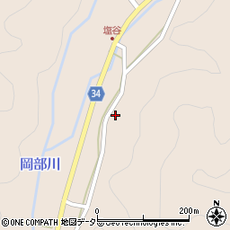 兵庫県神崎郡市川町上牛尾1234周辺の地図