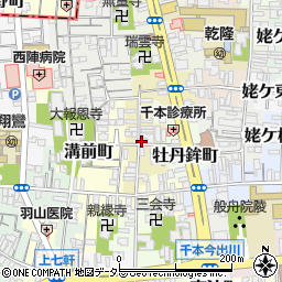 京都府京都市上京区末広町周辺の地図