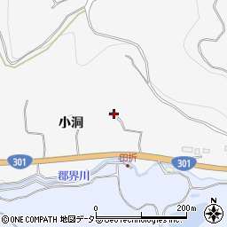 愛知県豊田市大沼町小洞4周辺の地図