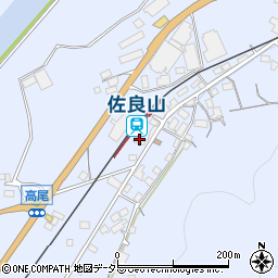 岡山県津山市高尾457周辺の地図