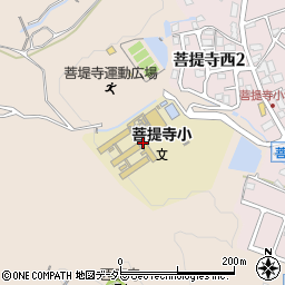 湖南市立菩提寺小学校周辺の地図