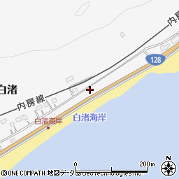 千葉県南房総市和田町白渚505-60周辺の地図