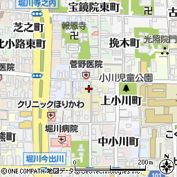 京都府京都市上京区水落町82周辺の地図