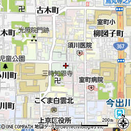 京都府京都市上京区上立売町15周辺の地図
