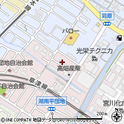 滋賀県栗東市下鈎1217-5周辺の地図