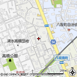 静岡県静岡市清水区八坂西町11-31周辺の地図
