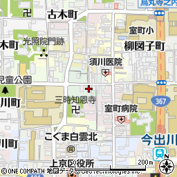 京都府京都市上京区上立売町15-8周辺の地図