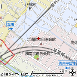滋賀県栗東市下鈎1232周辺の地図