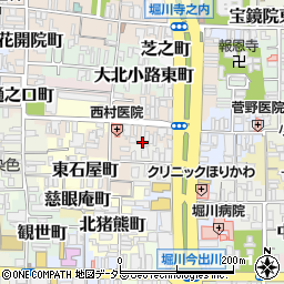 京都府京都市上京区芝薬師町629周辺の地図