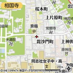 京都府京都市上京区薮之下町432-3周辺の地図