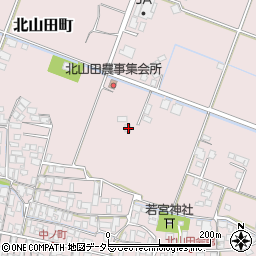 滋賀県草津市北山田町951周辺の地図