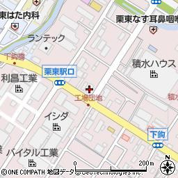 滋賀県栗東市下鈎913周辺の地図