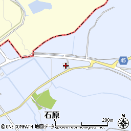 滋賀県蒲生郡日野町石原1484周辺の地図