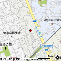 静岡県静岡市清水区八坂西町11-27周辺の地図