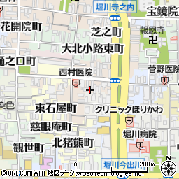 京都府京都市上京区芝薬師町631周辺の地図