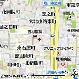京都府京都市上京区芝薬師町633周辺の地図