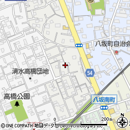 静岡県静岡市清水区八坂西町11-32周辺の地図