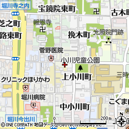 京都府京都市上京区御三軒町39周辺の地図