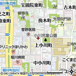 京都府京都市上京区御三軒町44周辺の地図