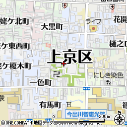 京都府京都市上京区紋屋町周辺の地図