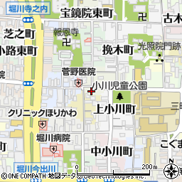 京都府京都市上京区御三軒町31周辺の地図