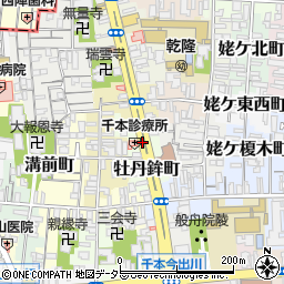 京都府京都市上京区牡丹鉾町周辺の地図