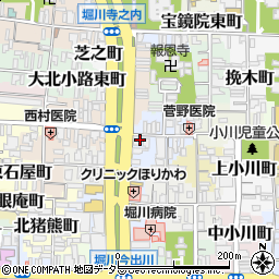 京都府京都市上京区堀之上町周辺の地図