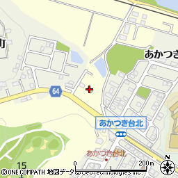ファミリーマート四日市あかつき台北店周辺の地図