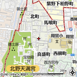 京都府京都市上京区鳥居前町周辺の地図