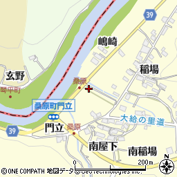 愛知県岡崎市桑原町南屋下20周辺の地図