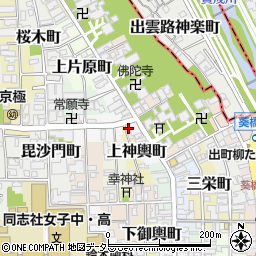 京都府京都市上京区本満寺前町268周辺の地図