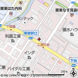滋賀県栗東市下鈎914-4周辺の地図