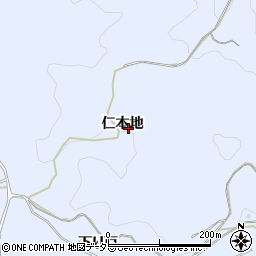 愛知県岡崎市宮石町仁本地周辺の地図