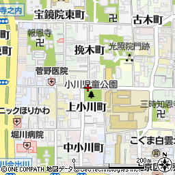 京都府京都市上京区御三軒町50周辺の地図