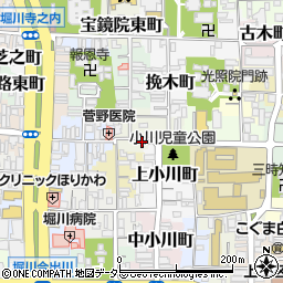 京都府京都市上京区御三軒町42-1周辺の地図
