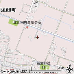 滋賀県草津市北山田町2637-3周辺の地図