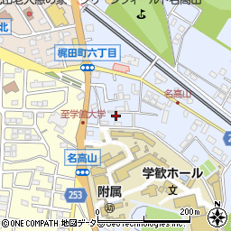 愛知県大府市横根町名高山7周辺の地図