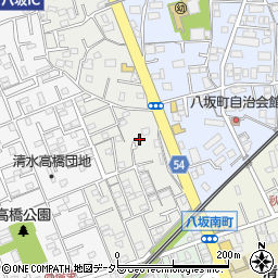 静岡県静岡市清水区八坂西町11周辺の地図