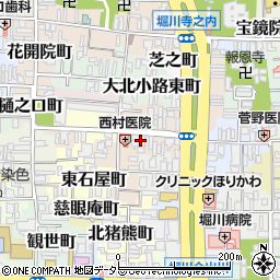 京都府京都市上京区芝薬師町635周辺の地図