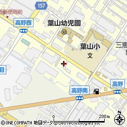 滋賀県栗東市高野217周辺の地図