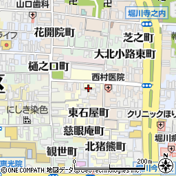 京都府京都市上京区幸在町周辺の地図