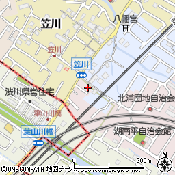 滋賀県栗東市下鈎1280-8周辺の地図
