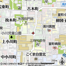 京都府京都市上京区上立売町79周辺の地図