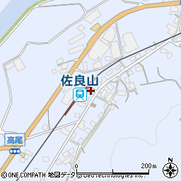 岡山県津山市高尾455周辺の地図