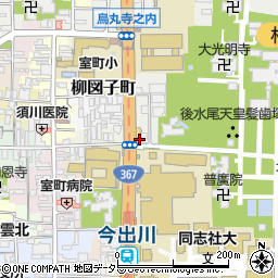 京都府京都市上京区御所八幡町104周辺の地図