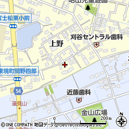 愛知県刈谷市東境町上野71周辺の地図