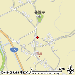 京都府亀岡市宮前町猪倉谷田周辺の地図