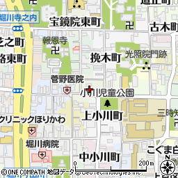 京都府京都市上京区御三軒町43周辺の地図