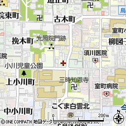 京都府京都市上京区西大路町79周辺の地図
