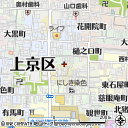 京都府京都市上京区硯屋町318周辺の地図